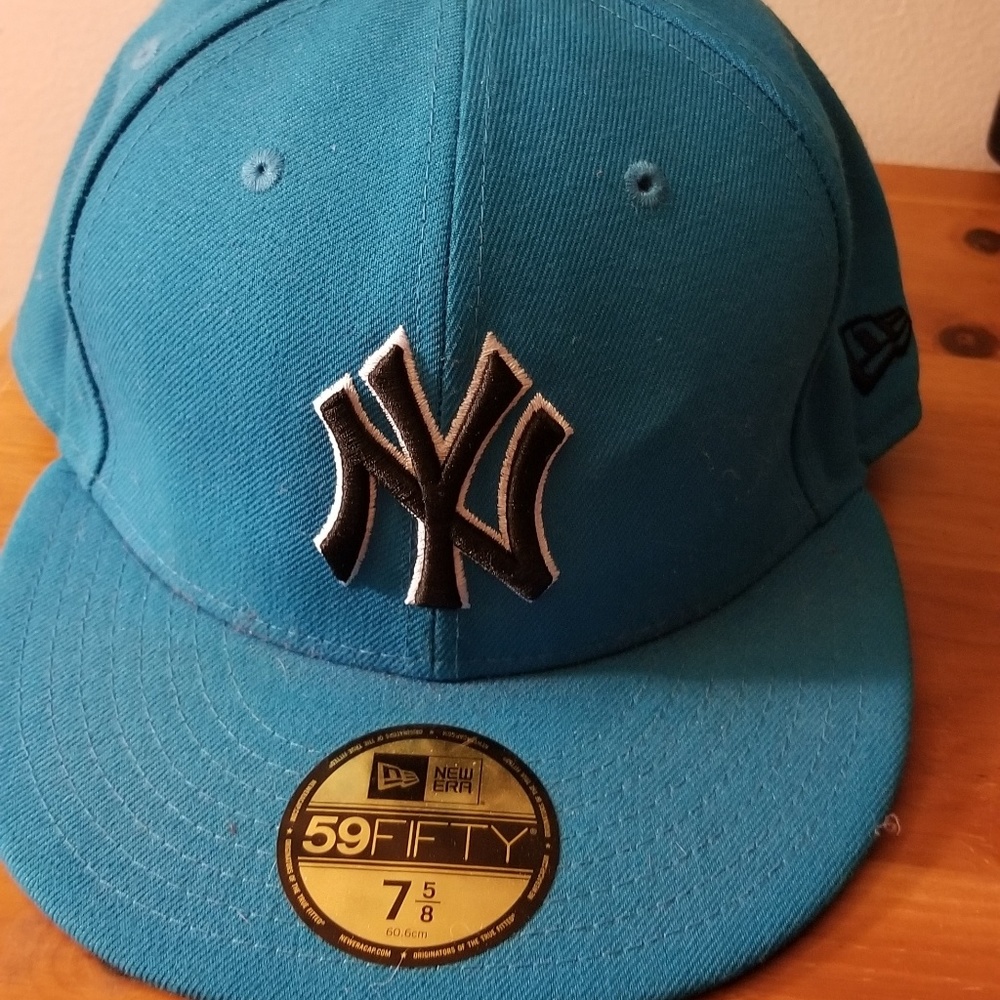 New Era 59Fifty New York Yankees Teal Fitted Hat